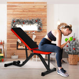 Adjustable Drop Home Fitness Multifunctional Weight-Loss Bed Dumbbell Bench - shepherdseamoss